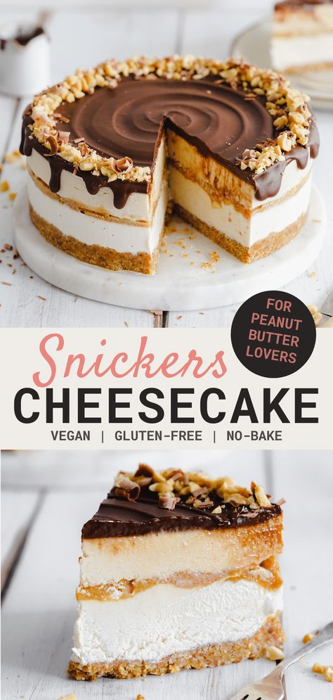 Keto Vegan Gluten Free Desserts, Gluten Free Vegan Cheesecake, Dairy Free Gluten Free Cheesecake, Peanut Butter Crust, Cheesecake Delight, Vegan Chocolate Peanut Butter, Pescatarian Meals, Df Recipes, Patisserie Vegan