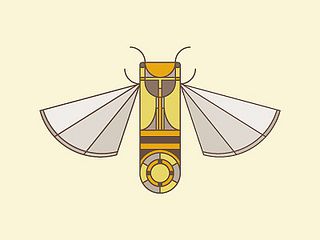 I finally found the tattoo I want! Deco Tattoo, Art Deco Animals, Art Deco Logo, Art Deco Tattoo, Motif Art Deco, Bee Tattoo, Art Deco Patterns, Insect Art, Art Deco Pattern