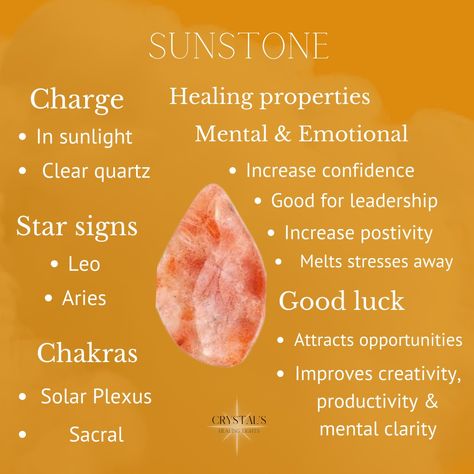 Dive into the radiant energy of this crystal powerhouse, known for its ability to inspire creativity, vitality, and abundance.   Whether you're seeking to boost your confidence or infuse your life with passion, Sunstone is your go-to crystal companion.   Ready to shine bright and embrace your fullest potential? Let Sunstone light the way!   #Sunstone #CrystalMagic #healingcrystals #crystals Sunstone Crystal Meaning, Sunstone Meaning, Power Of Healing, Sunstone Crystal, Power Of Light, Earth Gift, Healing Light, Radiant Energy, Light The Way