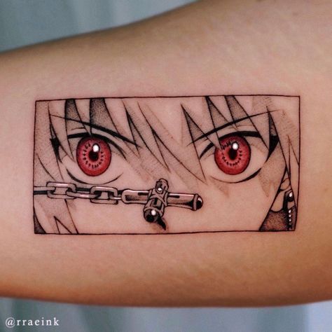 Kurapika Tattoo Design, Kurapika Tattoo, Hxh Tattoo, Cool Foto, Hunter X Hunter Tattoo, Anime Sleeve, Rad Tattoos, Berber Tattoo, Hunter Tattoo