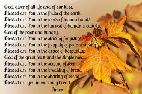 Prayer of Approach Harvest Home Blessing Short Thanksgiving Prayer, Harvest Prayer, Thanksgiving Prayers, Psalm Of Thanksgiving, Thanksgiving Poems, Prayer Of Praise, Prayer Of Thanks, Giving Thanks To God, Thanksgiving Prayer