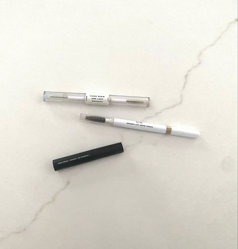 These are the brow products that I absolutely swear by 🤝 all from ELF, of course! The clear brow & lash mascara, instant lift brow pencil, and wow brow tinted gel are the only products that can handle my brows. For the price of $3, $3, and $5 (respectively), it can’t be beat. I’ve been using these for years, and never looked back. I just wish they came in bigger sizes!! 🤍👽💿 #crueltyfree #ELF #brows #browproducts #affordablemakeup Elf Brow Pencil, Brow Routine, Instant Lifts, Brow Lash, Elf Cosmetics, Brow Tinting, Affordable Makeup, Skin Care Gifts, Brow Makeup