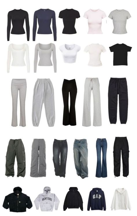 Basic Nice Outfits, Basics For Winter Wardrobe, Must Haves In Closet, My Aesthetic Clothes, Simple Outfits For Cold Weather, Clean Basic Outfit Aesthetic, Old Clothes To New Clothes Ideas, How To Have Attitude, Simple Highschool Outfits