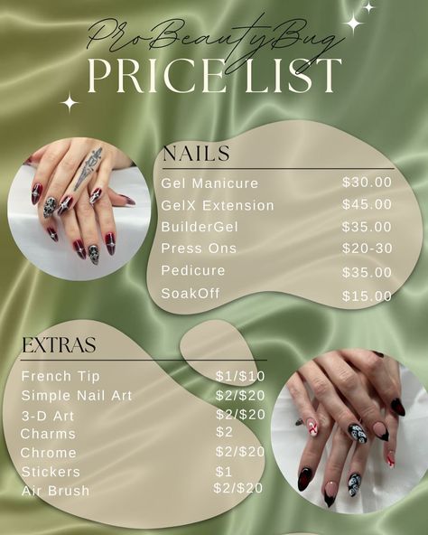 ‼️NEW PRICES NEW PRICES‼️ Thank you guys for all the countless support and love on my nail journey I appreciate all of you even if it’s one time appointment or continuous return I appreciate every single one of you!! Pedicures still won’t be available just yet but look out for an announcement regarding that sometime in the future! Nail Journey, Pedicures, Easy Nail Art, Gel Manicure, One Time, The Future, Nail Art, Quick Saves, Art