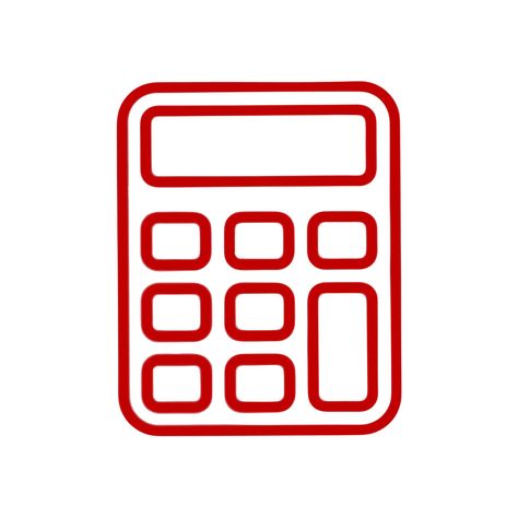 Red App Icons White Background, Red And White Phone Icon, Red White App Icons, Red Calculator Icon, Red And White App Icons, Samsung App Icon, Calculator App Icon, Red Homescreen, White App Icons