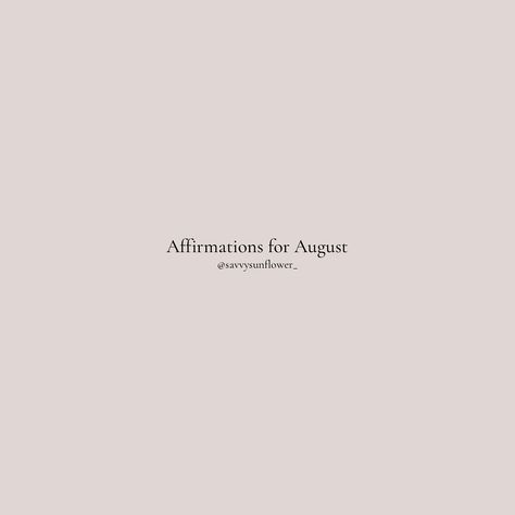 New month, new opportunities to receive God’s truth over our perceived lies of what we can or can’t do or who we can or can’t be. #augustaffirmations #affirmations Love Wellness, New Month, New Opportunities, Self Love, Affirmations, Canning, On Instagram, Quick Saves, Instagram