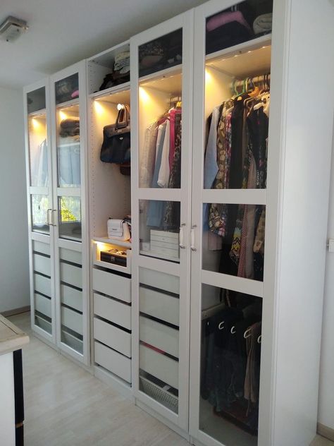 Dressing Ikea, Dressing Room Ideas, Cool Bedroom, Room Design Modern, Dream Closet Design, Luxury Closets Design, Closet Renovation, Closet Layout, Wardrobe Room