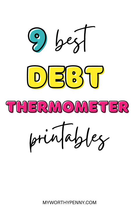 In this post, you will find the best debt thermometer ideas to help you stay motivated in your debt repayment plan.This collection of debt sheet printables are customizable so you can fill in your numbers and start your debt payoff plan. Head over to the blog to check out the best editable debt goal tracker. Dave Ramsey debt payoff visual printable | debt snowball | debt payoff chart #debt Debt Payoff Chart, Motivation To Succeed, Snowball Debt, Debt Snowball Worksheet, Dave Ramsey Debt, Consolidate Credit Card Debt, Credit Card Debt Payoff, Debt Payoff Plan, Debt Avalanche