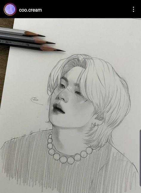 Suga Chibi, Anime Face Drawing, Realistic Sketch, Pencil Sketch Images, Beauty Art Drawings, Abstract Art Painting Diy, Kpop Drawings, Easy Doodles Drawings, Easy Drawings Sketches