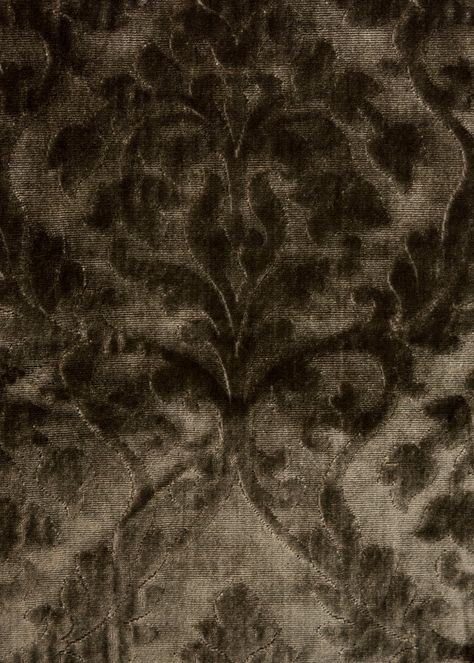 Vercelli | Discounted Luxury Fabric | Cottage Textiles Dark Eclectic, Fabric Texture Pattern, Ruffles Pattern, Interiors Inspiration, Prussian Blue, Luxury Fabric, Floral Damask, Color Inspo, Drapery Fabric