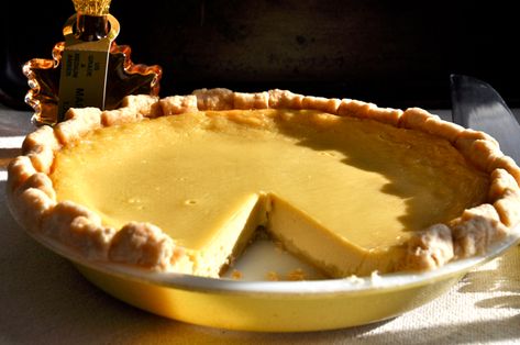 Maple Custard Pie Maple Custard Pie, Maple Custard, Maple Pie, Healthy Protein Desserts, Custard Pie Recipe, Pie Crusts, Custard Pie, Pies & Tarts, Party Recipes