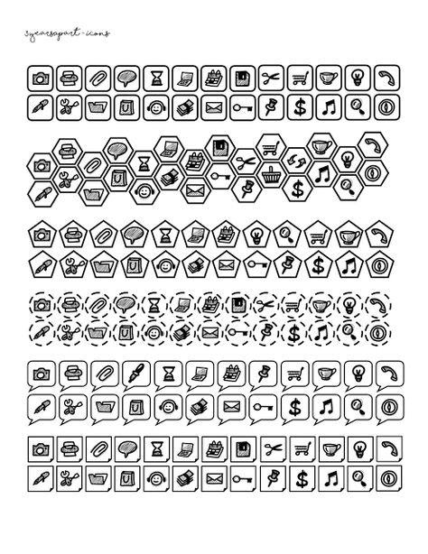 Free Printable Planner Icons - Neutrals | Free Download Bullet Journal and Planner Stickers | 3 Years Apart Bullet Journal Icons, Planner Calendar Printables, Weekly Planner Free Printable, Journal And Planner, Free Printable Planner, Free Printable Planner Stickers, Planner Icons, Bullet Journal Aesthetic, Planner Printables Free