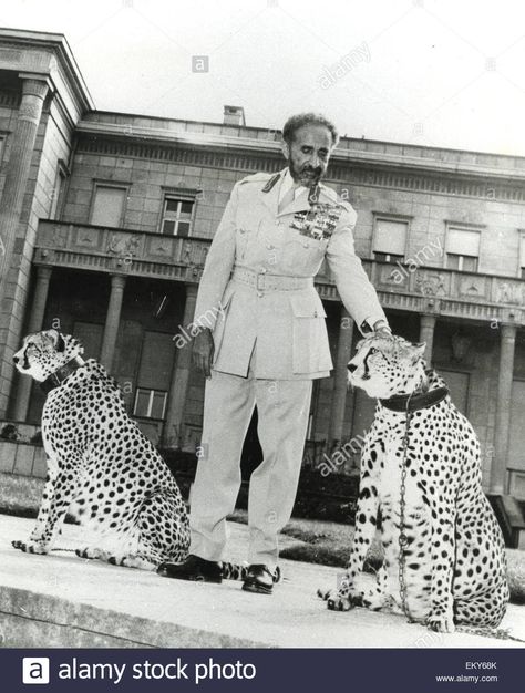 HAILE SELASSIE (1892-1975) Etheopian Regent about 1955. Photo Interfoto - EKY68K from Alamy's library of millions of high resolution stock photos, illustrations and vectors. History Of Ethiopia, Jah Rastafari, Native American Images, Haile Selassie, African Royalty, Vintage Black Glamour, Addis Ababa, African People, Lion Of Judah