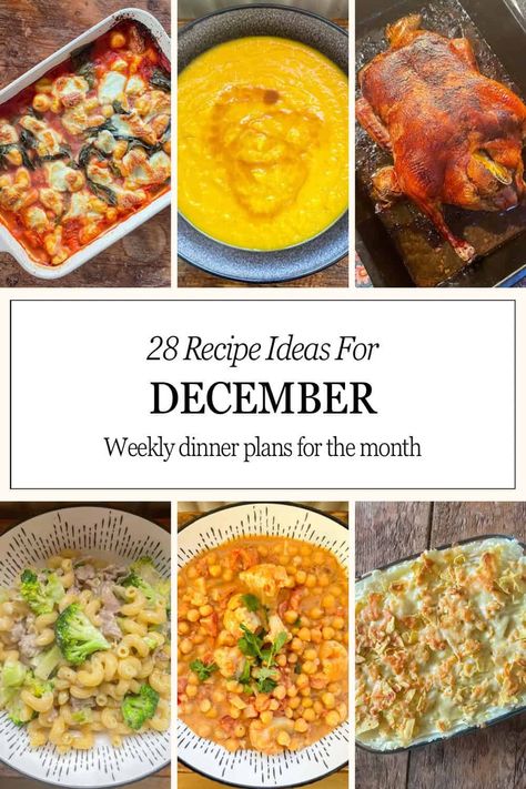 Look for dinner recipes to eat this month? Here are 28 recipes to inspire you to decide what to eat in December. December Dinner Ideas, December Meals, Peanut Butter Curry, December Recipes, Dinner Planning Weekly, Gnocchi Dishes, Sweet Cooking, Broccoli Pasta, Slow Cooked Beef