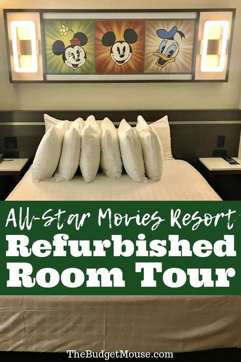 A detailed tour of the new rooms at Disney's All-Star Movies Resort! Check out the new features of the All Star Movies Resort refurbished rooms at Disney World. Staying at the Disney Value resorts are a great way to do DIsney World on a budget. #allstarmovies #allstarmoviesrefurbishedrooms #disneyworld #disneyworldonabudget #disneyvalueresorts #disneyallstarmovies #allstarmoviesresortrefurbishedrooms Disney Value Resorts, Disney Hacks, Disney Cheap, Disney On A Budget, Disney World Hotels, Disney Nerd, Disney Hotels, Disney Orlando, Disney Dreams