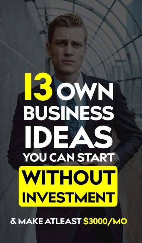 13 own business ideas you can start without investment and make at least $3000 per month. #business #ownbusiness #beyourownboss #startabusiness #blogging #freelancewriting #startabusinesstips Best Ideas For Business, Own Business Ideas, Money Icon, Haut Routine, Best Business Ideas, Business Ideas Entrepreneur, Colorful Outfits, Business Idea, Small Business Ideas