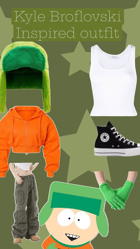 South Park Costume, South Park Cosplay, Character Halloween Costumes, Matching Halloween Costumes, Kyle South Park, Kenny South Park, Pretty Halloween Costumes, Holloween Costume, Matching Costumes