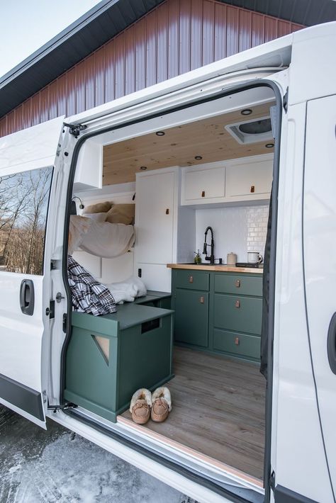 Camper Van For Sale: Nationwide delivery! 2022 RAM ProMaster Campervan Custom Bed Frame, Van Builds, Camper Van Conversions, Campervan Conversion, Class B Rv, Van Conversions, Recessed Ceiling Lights, Rv Trader, Ram Promaster