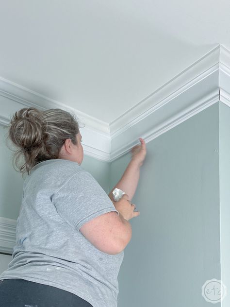 Extending Crown Molding, Extra Wide Crown Molding, Cream Crown Molding, Chandelier Crown Molding, Picture Rail Crown Molding, Dramatic Crown Molding, How To Make Crown Molding Look Bigger, Upside Down Crown Molding, Thick Crown Molding Ideas