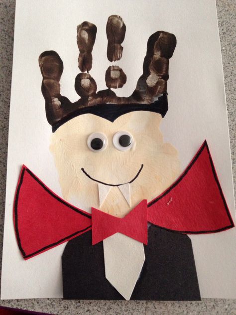 V for vampire handprint art Vampire Crafts For Toddlers, Vampire Handprint, Dracula Handprint Craft, Vampire Handprint Craft, Vampire Crafts Preschool, Dracula Crafts For Kids, Preschool Vampire Craft, Dracula Craft, Vampire Craft