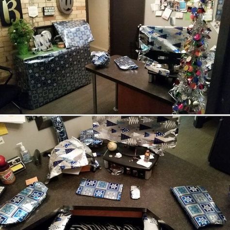 21 Hilarious Office Pranks in 2020 That (Hopefully) Won't Get You Fired Pranks For Boss, Office Birthday Prank Ideas, Office Birthday Pranks Boss, Pranks On Coworkers Funny, Harmless Pranks Offices, April Fools Pranks For Coworkers, Co Worker Pranks, Pranks For Coworkers Offices, Fun Office Pranks