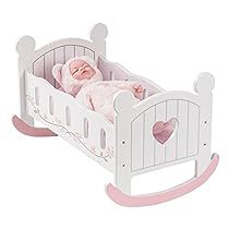 Wooden Doll Crib, Bed For Dolls, Wooden Doll Cradle, Baby Doll Cradle, Baby Doll Crib, Baby Doll Bed, Crib Bed, Real Life Baby Dolls, Doll Cradle