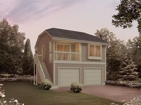 Herminia Garage Apartment Plan 063D-7506 | House Plans and More Prefab Garage With Apartment, Garages Ideas, Lifestyle Infographic, Two Story Garage, Prefab Garages, Garage Apartment Plan, Apartment Plan, Garage Guest House, Carriage House Plans