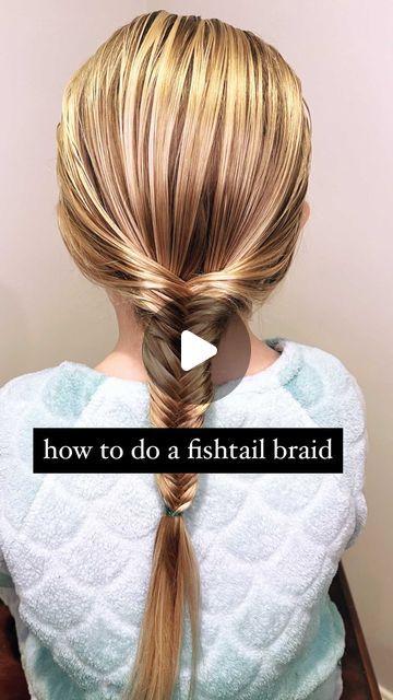 970 likes, 53 comments - audreymcclellan on January 2, 2021: "How To Do a Fishtail Braid 🥰 I told you, I’m all about the easy. This is one of the easiest to learn because it’s literally just pulling pieces over each other. Once you watch it, you’ll get the swing if it. 👍🏼 Let me know how you do!! And love for you to follow me for daily hairstyles and tutorials!! 🥰 . #hairstyles #hair #hairstyle #fishtailbraid #fishtailbraids #fishtail #braids #braidstyles #braid #braidedponytail #hairtransf Fish Tail Braid Natural Hairstyles, Cool Fishtail Braid Hairstyles, Braid With A Ribbon, Fish Tail Braid How To Step By Step French Fishtail, Simple Fishtail Braid, Fish Tail Pig Tails, Easy Fishtail Braid Step By Step, How To Do Fishtail Braids, How To Braid Fishtail