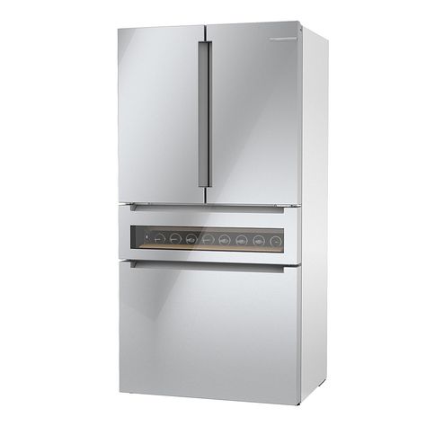 Shop Bosch 800 Series 20 Cu. Ft. 4-Door French Door Counter-Depth Smart Refrigerator with Beverage Cooler Drawer Stainless steel at Best Buy. Find low everyday prices and buy online for delivery or in-store pick-up. Price Match Guarantee. Bosch Refrigerator, Bosch 800 Series, 4 Door Refrigerator, Top Of Refrigerator, Smart Refrigerator, Counter Depth Refrigerator, Stainless Steel Cleaner, Steel Tub, Counter Depth