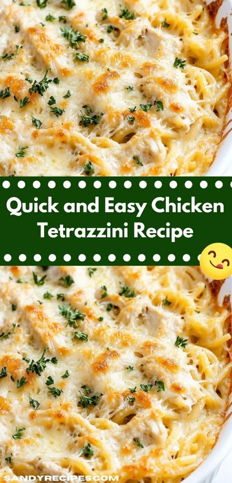 Craving a delicious one-dish meal? This Easy Chicken Tetrazzini Recipe is perfect for you, blending flavors of chicken and pasta in a creamy sauce, providing an easy dinner solution that brings the family together effortlessly. Tetrazzini Recipes, Easy Chicken Tetrazzini Recipe, Chicken Tetrazzini Casserole, Easy Chicken Tetrazzini, Chicken Tetrazzini Recipes, Chicken And Pasta, Chicken Tetrazzini, Family Together, Hearty Dinner