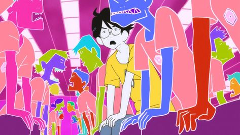 Ride Your Wave, Masaaki Yuasa, Tatami Galaxy, Color Script, Storyboard Artist, Different Art Styles, Animation Movie, Animated Icons, Japanese Artists