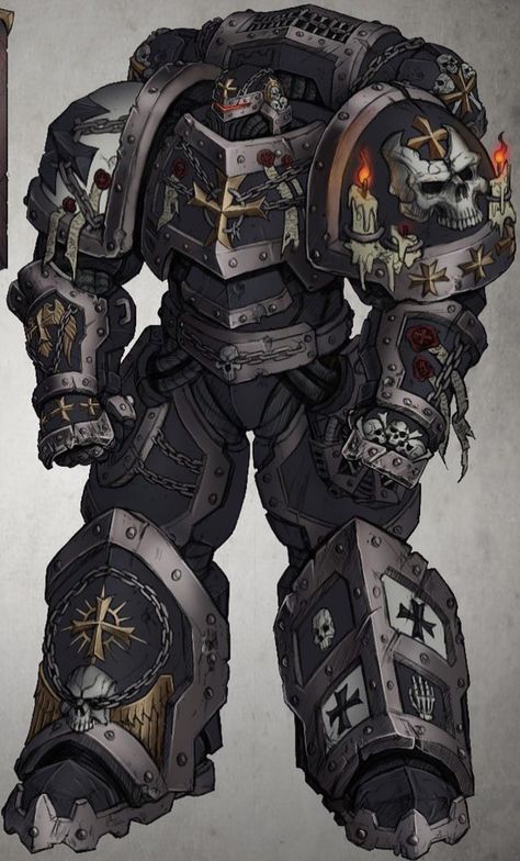 Warhammer 40k Space Marine Oc, Space Marine Knight, Warhammer Power Armor, Black Templars 40k Terminator, Black Space Marine, Space Marine Black Templar, Warhammer 40k Titus, Warhammer Space Marine Art, 40k Space Marine Art