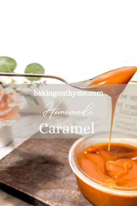 With only four ingredients, this homemade lactose-free caramel sauce is a rich and buttery concoction of white sugar, salt, butter and heavy cream. Healthy Caramel, Keto Caramel, Caramel Sauce Recipe, Keto Sauces, Caramel Dip, Homemade Apple Cider, Caramel Recipes Sauce, Apple Cider Caramels, Vegan Caramel