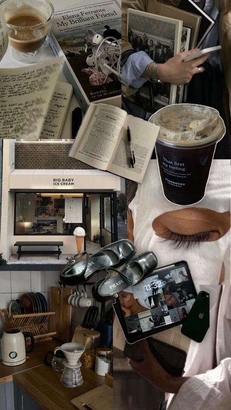 Study Cover Photo, Study Cover, Baby Ice Cream, Starbucks Rewards, Coffee Books, Fall Mood Board, Books Coffee, Magazine Collage, Friend Book