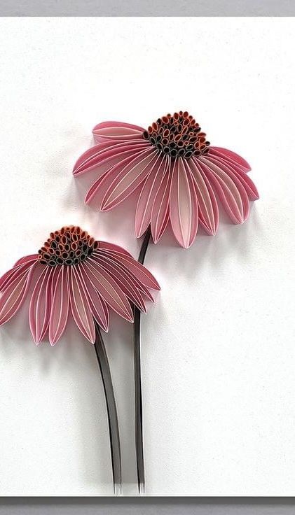 Paper Quill Flowers, Easy Quilling Ideas For Beginners, Paper Quilling Cards Ideas, Quilled Paper Art Easy, Quiling Paper Art Ideas, Easy Quilling Ideas, Easy Quilling For Beginners, Paper Quilling Designs Easy, Easy Paper Quilling Ideas