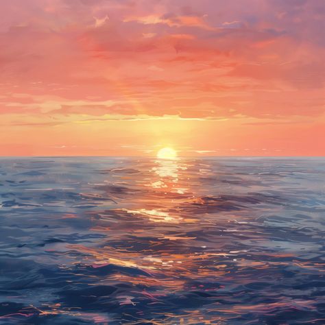 ✿ Digital print ✿ ✿ Sunset over the sea in romantic style, a beautiful picture to comfort your living. ✿ Decorate your room, office or other spaces.  SIZE: 2048x2048 pixels., 4,19MP oº W H A T 'S - I N C L U D E D ºo JPG file and SVG vector graphics without watermark, ready to print right away. oº H O W - T O - P R I N T ºo 1) Print from home using your home printer. 2) Upload or take your file to a local print shop. 3) Upload file to an online printing service. oº P L E A S E - N O T E ºo This Sunset On The Sea Painting, Beautiful Beach Paintings, Beach And Sunset Painting, Sunset With Sea, Sunset Sea Painting, Acrylic Beach Painting, Sunrise Over Water, Sunset Beach Painting, Sunset Digital Art