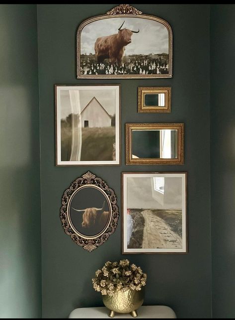 Wall Behind Toilet, Behind Toilet, Bathroom Gallery Wall, Frame Arrangement, Bathroom Picture, Bathroom Gallery, Bathroom Design Decor, Large Bathrooms, Bathroom Pictures