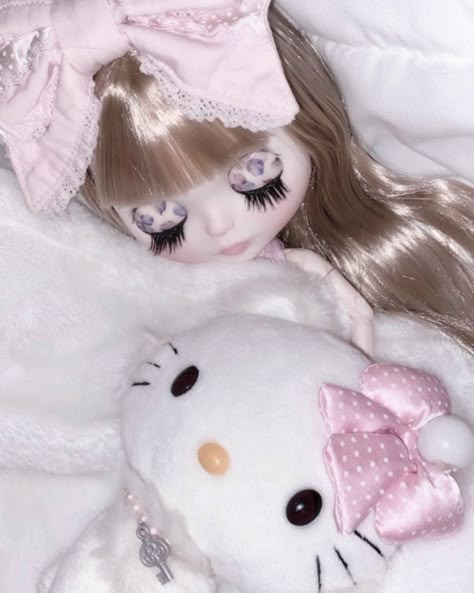 Pink Aesthetic, Hello Kitty, Blonde, Kitty, Hair, Pink, White