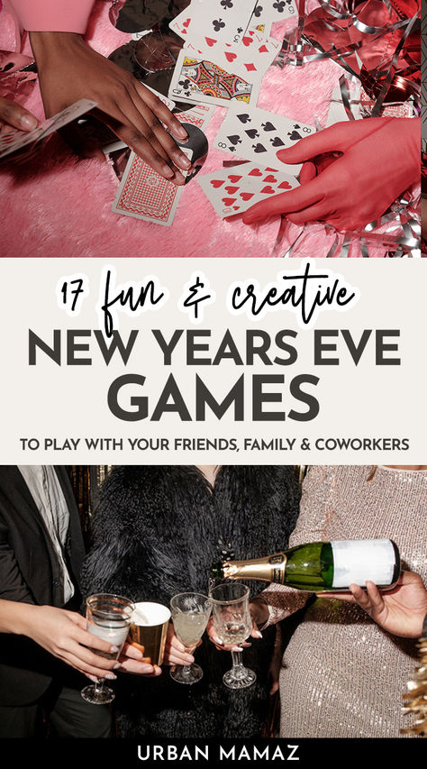 Fun New Years Eve Games Nye Party Activities For Adults, Nye Activities For Adults, New Year’s Eve Party Activities, Adult New Years Eve Party Games, New Year’s Eve Aesthetics, New Years Eve Games For Adults, New Year’s Eve Kid Party Ideas, Things To Do On New Years Eve, New Year’s Eve Party Games