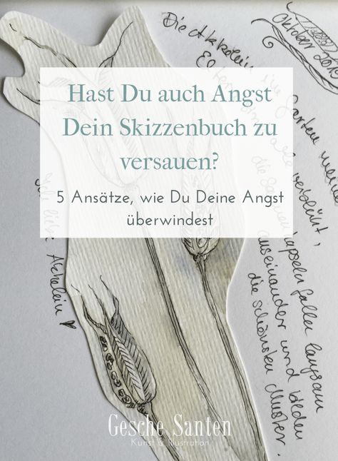 Hast Du auch Angst Dein Skizzenbuch zu versauen? – 5 Ansätze, die mir geholfen haben meine Furcht zu überwinden - Gesche Santen Sketch Note, Art Sketches Doodles, Mom Entrepreneur, Travel Drawing, Wreck This Journal, Landscape Paintings Acrylic, Painting Media, Pep Talks, Sketches Easy