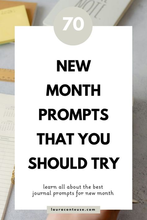 Start your new month with purpose using these new month journal prompts. This blog post offers a variety of monthly journaling prompts to guide your reflection. Try out the new month prompts to set your intentions and look back with end of the month journal prompts. You'll also find monthly review journal prompts to assess your growth, plus journal ideas for a new month. Perfect for new month journaling prompts for beginners and those into healing journaling. New Month Journaling, New Month Journal, New Month Journal Prompts, Month Journal Prompts, Prompts For Goal Setting, Months Journal, Monthly Journaling, Month Journal, Journal Prompts For Adults