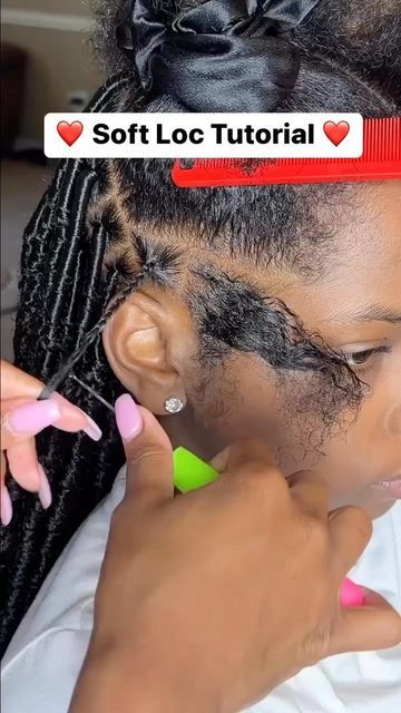 How To Do Soft Locs Tutorial, Soft Dreads Hairstyles For Black Women, Faux Loc Crochet Hairstyles, Crochet Locs Tutorial, Soft Loc Crochet, Soft Loc Tutorial, Soft Faux Locs Long, Crochet Locs Black Women, Kids Faux Locs