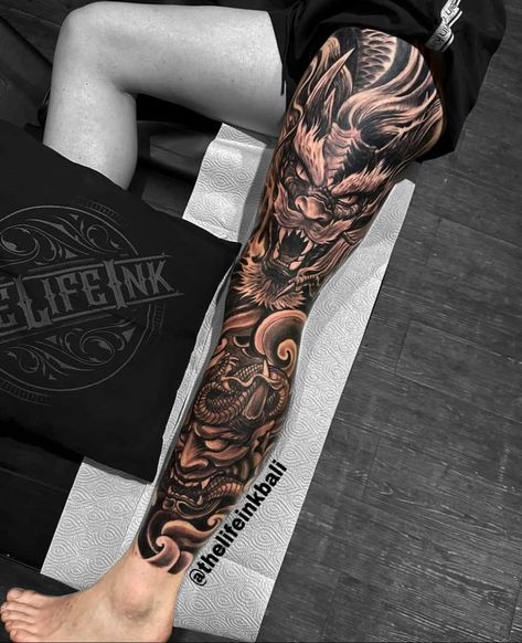 108 Tattoo, Japanese Leg Tattoo, Unique Half Sleeve Tattoos, Leg Sleeve Tattoos, Japanese Tattoos For Men, Knee Tattoos, Chicano Tattoos Sleeve, Japanese Legs, Leg Tattoo Ideas