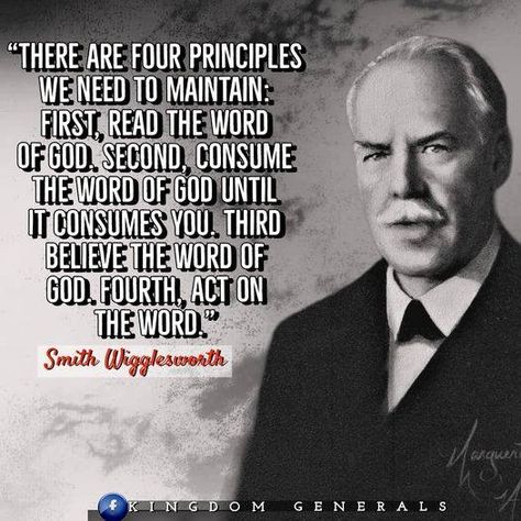 Wigglesworth Quotes, Smith Wigglesworth Quotes, Smith Wigglesworth, Christian Pins, Bible Motivation, The Word Of God, Christian Quotes Inspirational, Word Of God, Christian Quotes