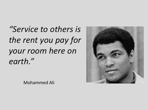 Mohammed Ali "The Champ" in so many ways. Champ Quotes, Muhammad Ali Underwater, Volunteer Inspiration, Muhammad Ali Quotes, Mohammed Ali, Great Man, Great Inspirational Quotes, Ali Quotes, Badass Quotes