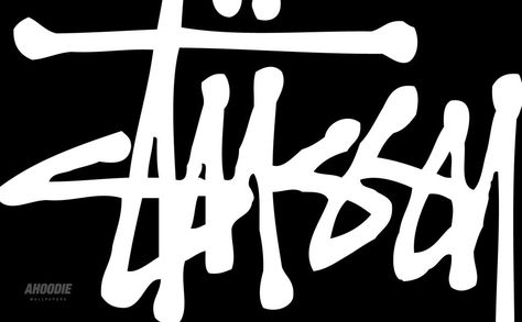 Stussy Logo HD Wallpaper Wallpaper Graphic Design, Stussy Wallpaper, Wallpaper Graphic, Wallpaper Laptop, Wallpaper Y2k, Laptop, Graphic Design, Black, Design