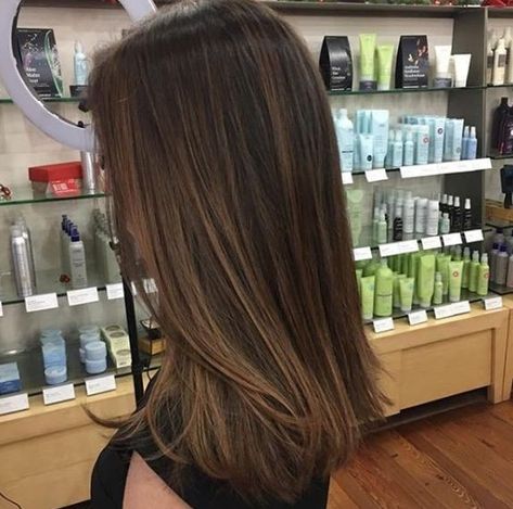 Highlights For Dark Brown Hair, Rambut Brunette, Black Hair Balayage, Brown Hair Looks, Brown Hair Inspo, Brunette Hair With Highlights, Hairstyles For Layered Hair, Brunette Balayage Hair, Brown Hair Balayage