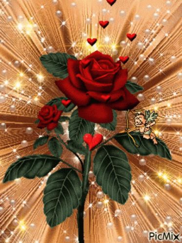 Hearts Gif, Red Roses Wallpaper, Rose Belle, Rose Flower Wallpaper, Beautiful Red Roses, Flowers Gif, Beautiful Love Pictures, Beautiful Flowers Wallpapers, Beautiful Gif