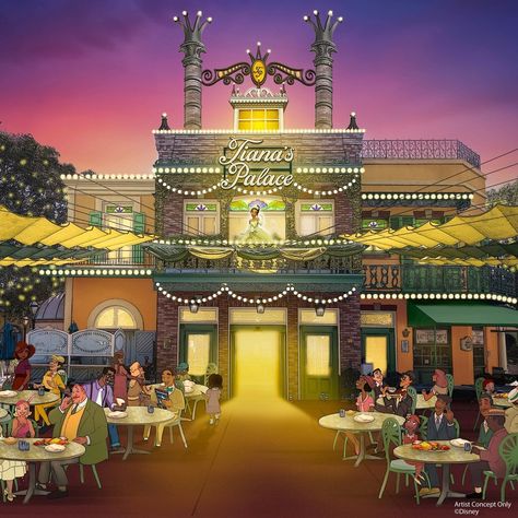 French Market Restaurant at @Disneyland will be reimagined into Tiana’s Palace, the newest restaurant on Orleans Street, later this year!… | Instagram Princesa Tiana, Splash Mountain, Walt Disney Animation Studios, Princess Tiana, Disneyland Park, Disney Food Blog, Prime Day, Mint Julep, Disney Food