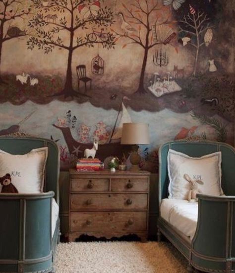 Fairytale Baby Room, Fairytale Kids Room, Vintage Fairytale Nursery, Magical Forest Nursery, Fairytale Furniture, Witchy Nursery, Narnia Room, Nursery Fairytale, Fairytale Home Decor